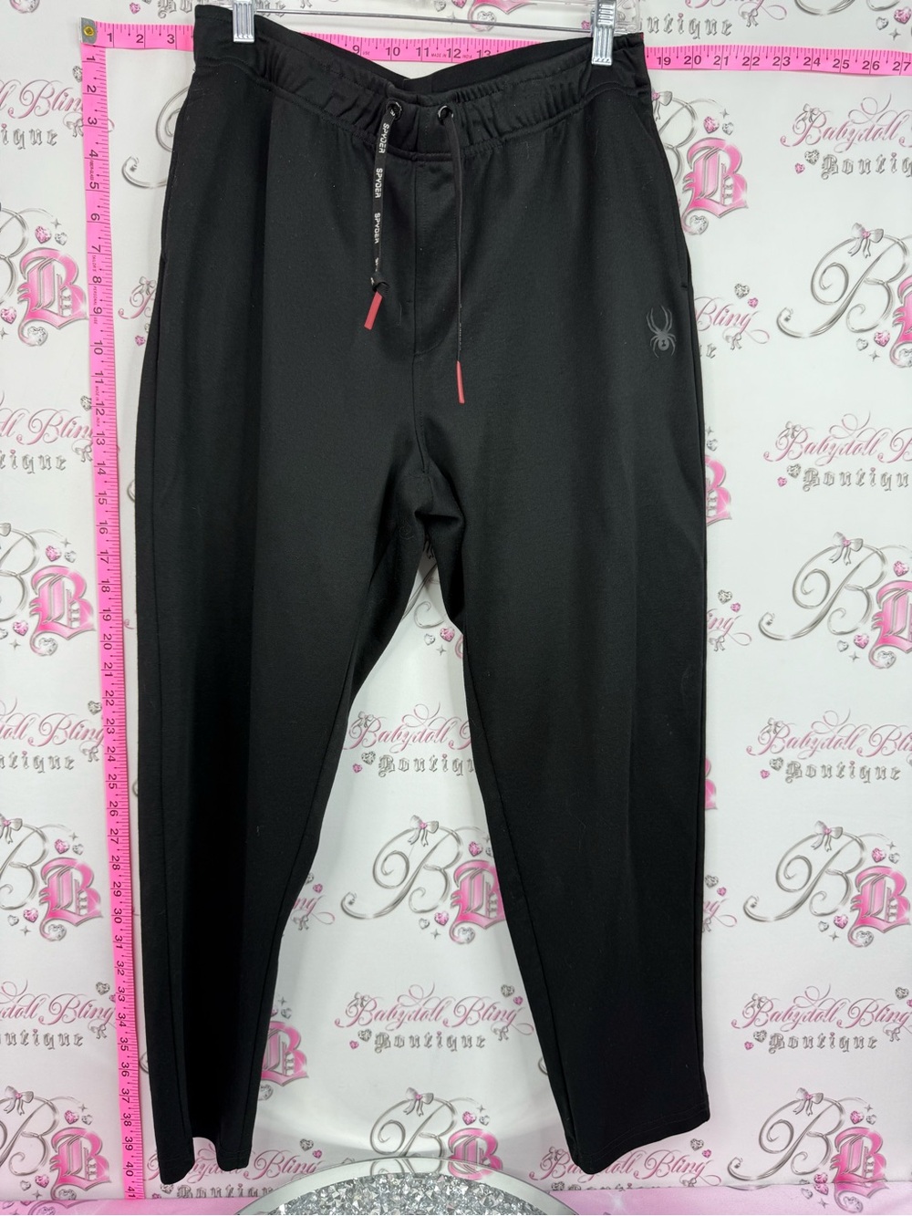 Spyder sweatpants joggers Men's Black Athletic Track Pants